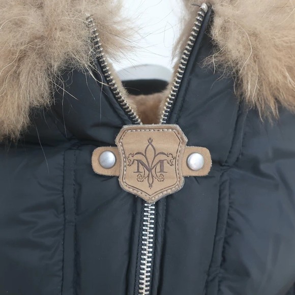 Mackage Trish Lavish Fur Hood Down Coat Black Size Small - Picture 8 of 12